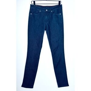 American Giant Jeans Womens 29 Blue Slim Straight Stretch Denim Made in USA